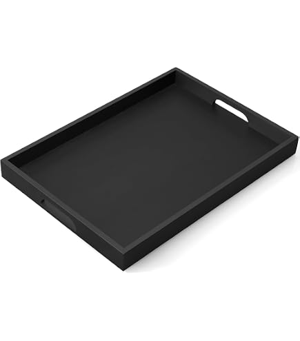 Amazon | 木製トレー お盆トレイ ランチトレー 長方形 シンプル